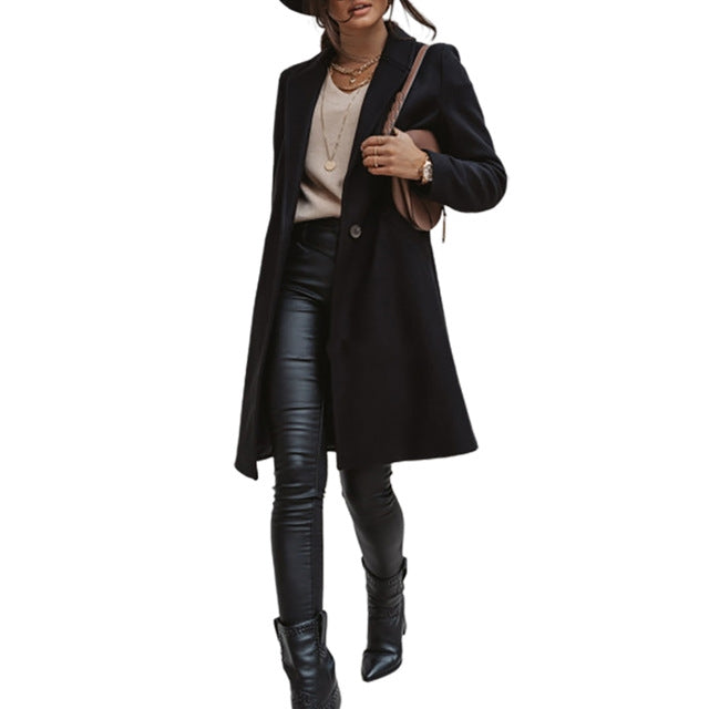 Pariscia — Veste trois-quarts — Black — photo du modèle CJNSWTYM00887